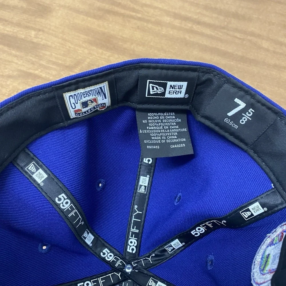 New Era Houston Astros‎ Cobalt Blue 45th Anniversary Patch 59Fifty Hat 7 5/8